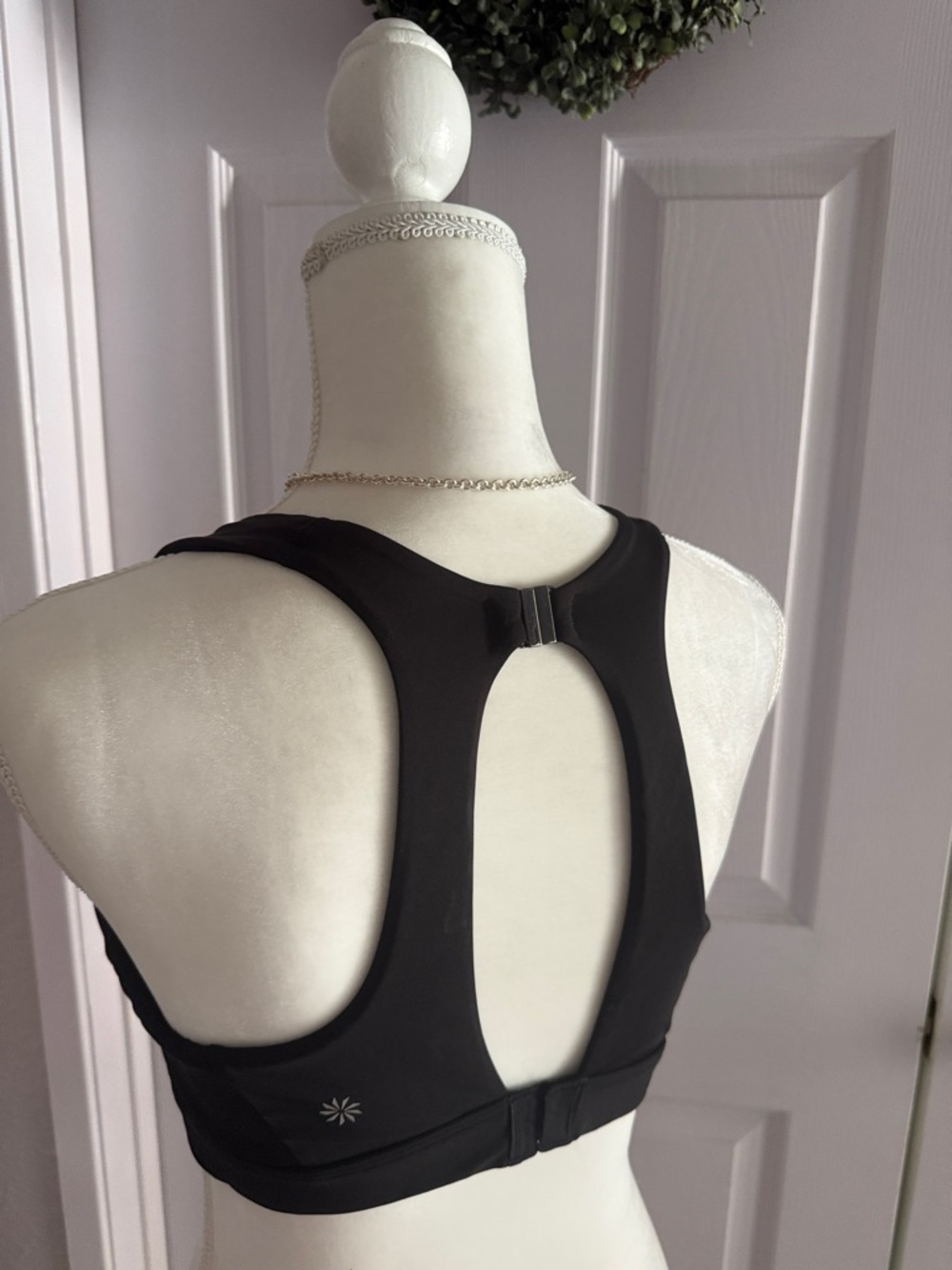 Athleta Black Racerback Sports Bra